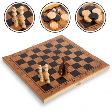 Шахи, шашки, нарди 3 в 1 ChessTour, код: S3830 Шахи, шашки, нарди 3 в 1 ChessTour, код: S3830
