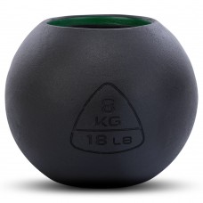 Гиря-дзвін чавунна пофарбована Ball Bell LiveUp 8кг, чорний, код: LP8047-18LB-S52