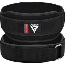 Пояс для важкої атлетики неопреновий RDX RX5 Double Belt S Black, код: WBD-RX5B-S