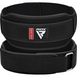 Пояс для важкої атлетики неопреновий RDX RX5 Double Belt S Black, код: WBD-RX5B-S