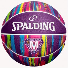 М"яч баскетбольний Spalding Marble Ball №7, фіолетовий, код: 689344406541