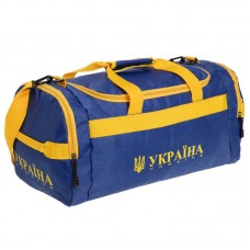 Сумка для спортзала Бочонок Україна SP-Sport синьо-жовтий, код: GA-3-S52