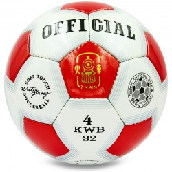 М"яч футбольний PlayGame Official №4 червоний, код: FB-0170_R
