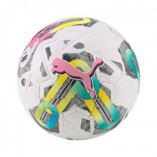М"яч футбольний Puma Orbita 1 TB (FIFA Quality Pro) №5, білий-рожевий, код: 4065449744386