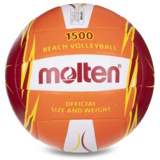 М"яч для пляжного волейболу Molten №5, код: V5B1500-OR-SH-S52