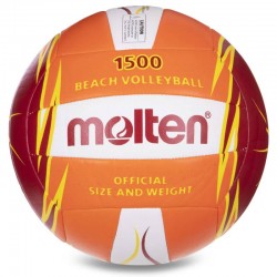 М"яч для пляжного волейболу Molten №5, код: V5B1500-OR-SH-S52