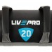 Мішок обтяжувач для функціонального тренінгу Power Bag LiveUp 20кг, чорний-сірий, код: LP8120-20