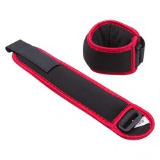 Обтяжувачі зі світловідбиваючою стрічкою FitGo 2х0,25кг, чорний-червоний, код: 87224-250R-WS Обтяжувачі зі світловідбиваючою стрічкою FitGo 2х0,25кг, чорний-червоний, код: 87224-250R-WS