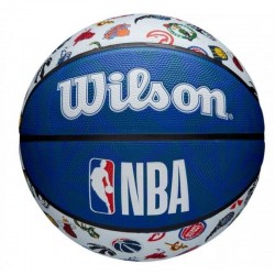 М"яч баскетбольний Wilson NBA All Team BSKT RWB, розмір 7, синій-білий, код: 194979039090 М"яч баскетбольний Wilson NBA All Team BSKT RWB, розмір 7, синій-білий, код: 194979039090