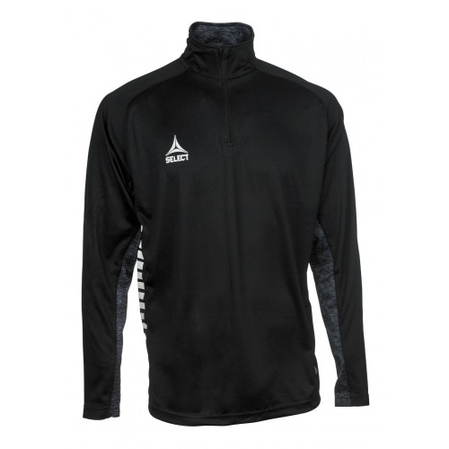 Кофта для тренувань дитяча Select Spain Training Sweat 1/2 Zip 8 років, чорний, код: 5703543262687