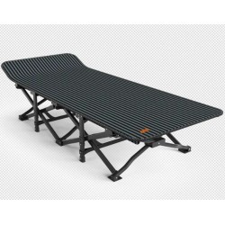 Розкладне ліжко шезлонг WCG 1900х700х350 мм, чорний, код: CC-S01-IF