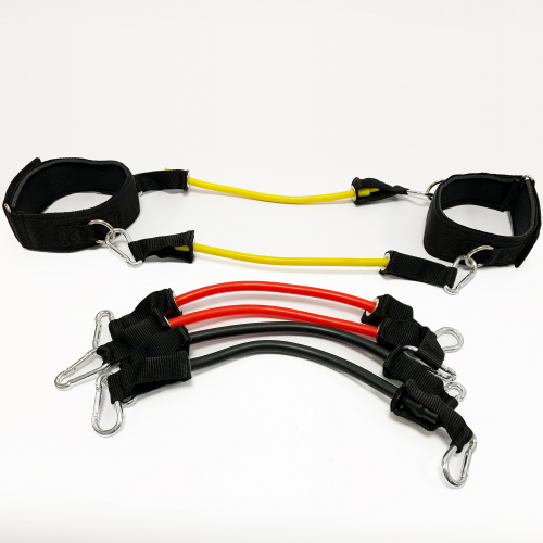 Еспандер для ніг універсальний Meta Kinetic Ankle, THigh & Arm Band Universal Set чорний-жовтий, код: 080101514330