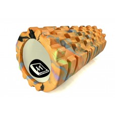 Масажний ролик EasyFit Grid Roller v.1.1 Multi, 330х140 мм, оранжевий, код: EF-2021-OR-EF