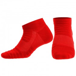 Шкарпетки спортивні для баскетболу укорочені PlayGame, розмір 40-44, бордовий, код: JCB300_R