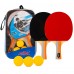 Набір для настільного тенісу Cima 2 ракетки 3 м"ячі з чохлом, код: CM-T800-S52 Набір для настільного тенісу Cima 2 ракетки 3 м"ячі з чохлом, код: CM-T800-S52
