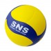 М"яч волейбольний клеєний SNS VS6006 №5, жовтий-синій, код: 10203-SNS