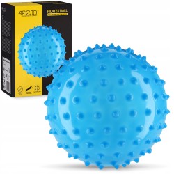 М"яч для пілатесу, йоги, реабілітації 4Fizjo 20 см (масажний) Blue, код: P-5905973402354