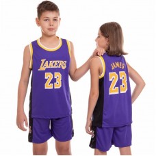 Форма баскетбольна підліткова NB-Sport NBA Lakers 2XL, фіолетовий-жовтий, код: BA-0563_2XLVY