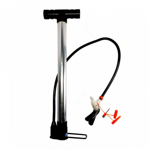 Насос ручний для камер SNS 877 430 мм, срібний, код: 13044-SNS
