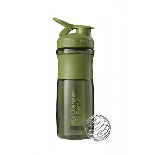 Шейкер спортивний (пляшка) BlenderBottle SportMixer 28oz/820ml Moss Green (Original), код: SM 28oz Moss Green