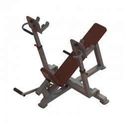 Лавка для жиму гантелей під кутом Brustyle 1850х1370х1410 мм, код: TC157.2