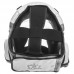 Шолом для єдиноборств з прозорою маскою Zelart L, чорний-білий, код: BO-1360_LW-S52