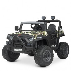 Дитячий електромобіль Bambi Jeep, двомісний, камуфляжний, код: M 4625EBLRS-18-MP