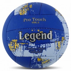 М"яч волейбольний Legend №5 PU, синій-сірий, код: VB-4071_BLGR