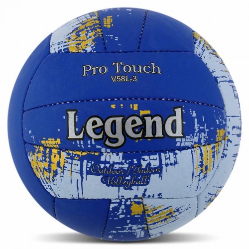 М"яч волейбольний Legend №5 PU, синій-сірий, код: VB-4071_BLGR