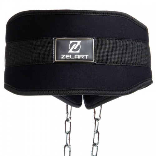 Пояс для обтяжень Zelart Dipping чорний, код: TA-3869