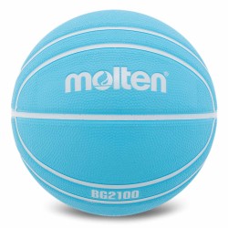 М"яч баскетбольний гумовий Molten №6, блакитний, код: B6G2100-B-S52