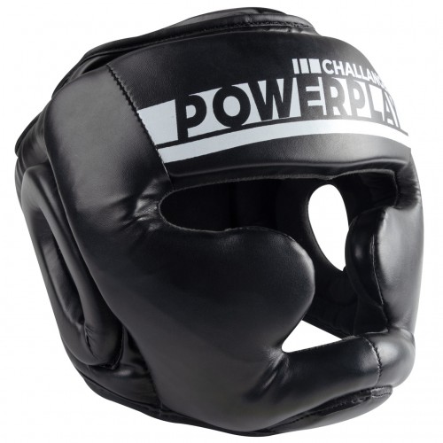 Боксерський шолом тренувальний PowerPlay XL, чорний-білий, код: PP_3048_XL_Bl/White