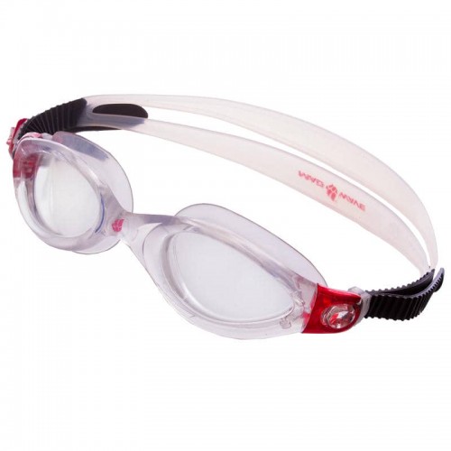 Окуляри для плавання дорослі MadWave Clear Vision, червоний, код: M043106_R