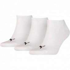 Шкарпетки Puma Unisex Sneaker Plain 3P 90680703, розмір 39-42, білий, код: 91885-DK