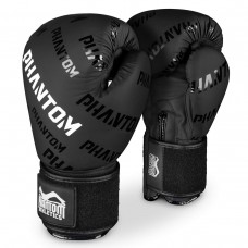 Боксерські рукавиці Phantom Apex Velcro Black 12 унцій, код: PHBG2368-12
