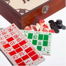 Настільна гра лото PlayGame бордовий, код: W9902_B Настільна гра лото PlayGame бордовий, код: W9902_B