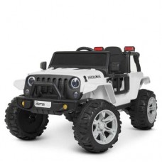 Дитячий електромобіль Bambi Джип Jeep Wrangler, білий, код: M 4282EBLR-1-MP