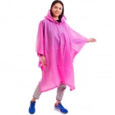 Дощовик для дорослих Camping Пончо рожевий, код: C-1060_P