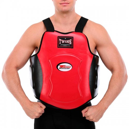 Захист корпусу (жилет) тренера PU Twins червоний, код: BO-7974_R