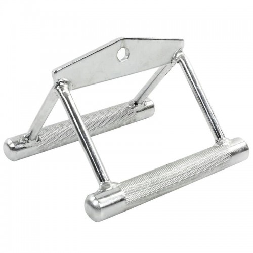 Ручка для нижньої тяги подвійна EasyFit хромована, код: EF-8099 Ручка для нижньої тяги подвійна EasyFit хромована, код: EF-8099