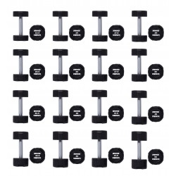 Гантельний ряд Hammer Strength TPU 12.5-50 кг (16 пар), 1000 кг, код: 523480-AX