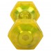 Гантель для фітнесу з TPU покриттям Zelart Jelly Urethane Coated Dumbbells 1х3,4кг, жовтий, код: TA-2946-7_5LB-S52