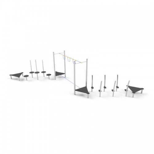 Дитячий ігровий канатний комплекс Miros 8900х2150х2100 мм, код: LK230