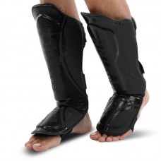Захист гомілки та стопи для єдиноборств Twins, розмір S, чорний, код: BO-9485_SBK Захист гомілки та стопи для єдиноборств Twins, розмір S, чорний, код: BO-9485_SBK