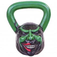 Гіря чавунна пофарбована Zelart Demon 16 кг, зелений, код: TA-5708-16-S52