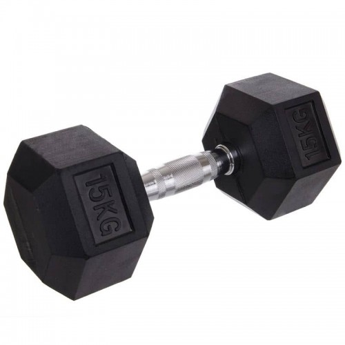 Гантель цільна шестигранна BioGym 1х15кг, код: SC-8013-15-S52