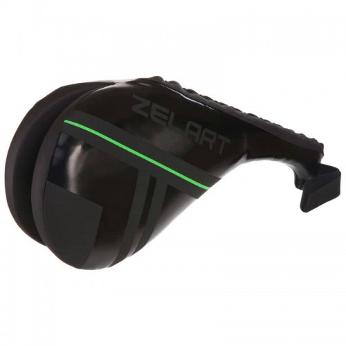Ракетка для тхэквондо двойная Zelart чорно-салатовий, код: VL-3094-S52