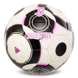 М"яч футбольний Ballonstar Juventus №5 PU, білий-чорний-рожевий, код: FB-7583