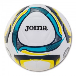 М"яч футбольний Joma Light Hybrid №5, біло-сине-жовтий, код: 8424309028909