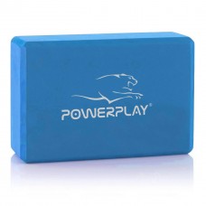 Блок для йоги PowerPlay Yoga Brick, код: PP_4006_Blue_Yoga_Brick